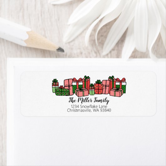 Moderne Niedliche Rücksendeadresse (Insitu)