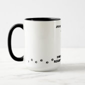 Moderne Niedliche St. Black Cat Tasse (Links)