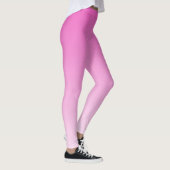 Moderne Niedliche Stilvorlage Womens Pink Gradient Leggings (Rechts)