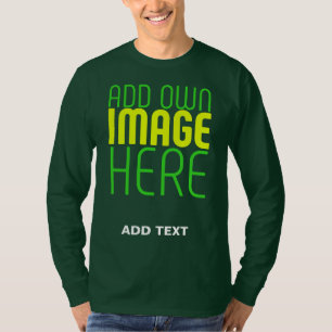 MODERNE NIEDLICHE TIEFWALD GRÜNE BILDTEMPLATE T-Shirt