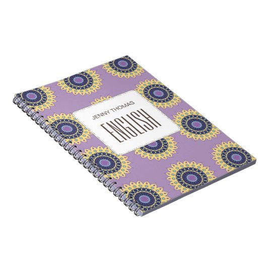 Moderne, Niedliche, trendige, farbenfrohe Musterkl Notizblock (Rechte Seite)