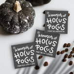 Moderne Niedliche Typografie Hocus Pocus Halloween Geschenkanhänger<br><div class="desc">Ein tolles Halloween-Kartenspiel,  das perfekt zum Teilen im Klassenzimmer ist. Das Design ist modern und niedlich mit einem einfachen Hintergrund. Fügen Sie eine benutzerdefinierte Nachricht und Ihren Namen hinzu.</div>