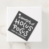Moderne Niedliche Typografie Hocus Pocus Halloween Geschenkanhänger (Beispiel)