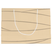 Moderne Niedliche Typografie Mummy Monster Hallowe Große Geschenktüte (Rückseite)