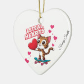 Moderne Niedliche Valentine Ornamente für Freundin (Links)