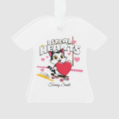 Moderne Niedliche Valentine Ornamente für Freundin (Vorderseite)