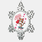 Moderne Niedliche Valentine Ornamente für Freundin (Rechts)