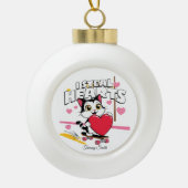 Moderne Niedliche Valentine Ornamente für Freundin (Vorderseite)