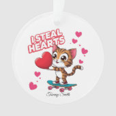 Moderne Niedliche Valentine Ornamente für Freundin (Vorderseite)