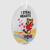 Moderne Niedliche Valentingebäcke Ornament (Vorderseite)