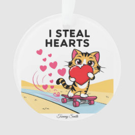 Moderne Niedliche Valentingebäcke Ornament