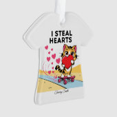 Moderne Niedliche Valentingebäcke Ornament (Vorderseite)