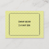 Moderne Niedliche Wäscherei Bügelservice Business Visitenkarte (Rückseite)