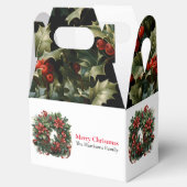 Moderne, Niedliche Weihnachtsanlässe in Aquarellen Geschenkschachtel (Geöffnet)