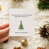 Moderne Niedliche Weihnachtskarte Feiertagskarte