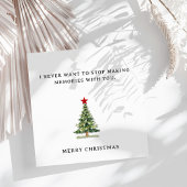 Moderne Niedliche Weihnachtskarte Feiertagskarte