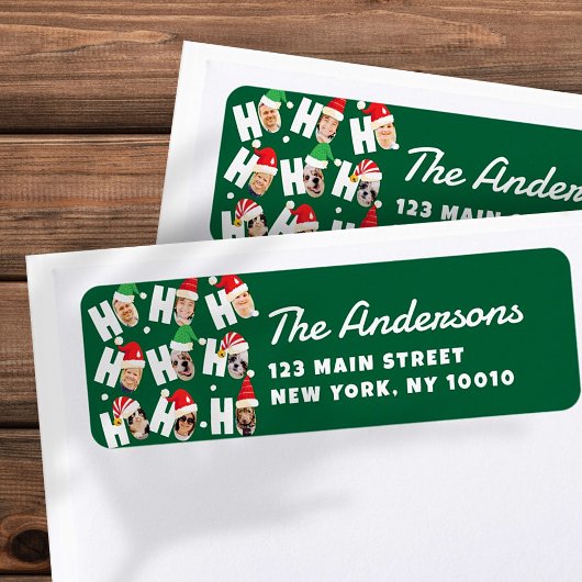 Moderne Niedliche Weihnachtsmannmützen Neun Fotos 