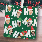 Moderne Niedliche Weihnachtsmannmützen Neun Fotos Ornament Aus Metall