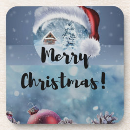 Moderne niedliche Weihnachtsrinder Getränkeuntersetzer