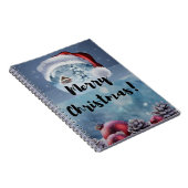 Moderne niedliche Weihnachtsrinder Notizblock (Rechte Seite)
