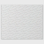 Moderne Niedliche Winterpinguine und Pilze Geschenkpapier (Flach)