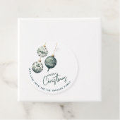 Moderne nordische Ornamente Frohe Weihnachten Geschenkanhänger (Beispiel)