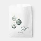 Moderne nordische Ornamente Frohe Weihnachten Geschenktütchen (Vorderseite)