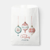 Moderne nordische Ornamente Frohe Weihnachten Geschenktütchen (Vorderseite)