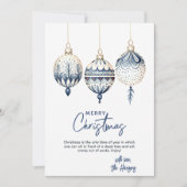 Moderne nordische Ornamente Weihnachten (Vorderseite)