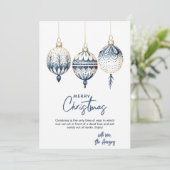 Moderne nordische Ornamente Weihnachten (Stehend Vorderseite)