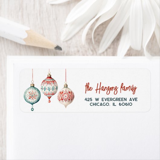 Moderne nordische Ornamente Weihnachten (Insitu)