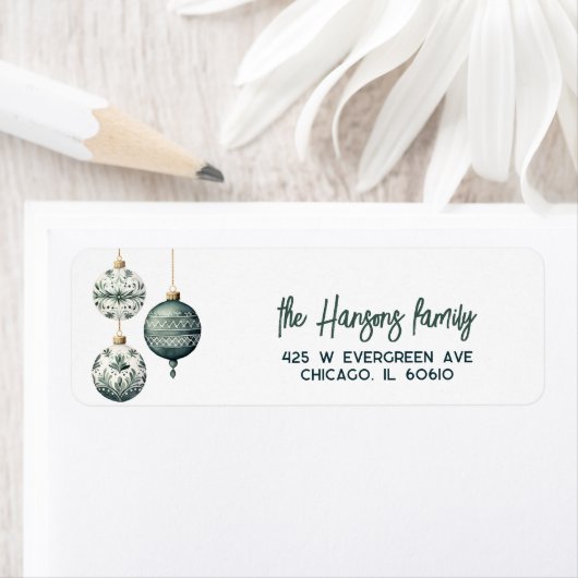 Moderne nordische Ornamente Winter Weihnachten (Insitu)