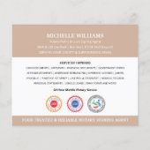 Moderne Notar Public Vielen Dank Foto QR Code Beig Flyer (Hinten)