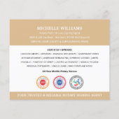 Moderne Notar Public Vielen Dank Foto QR Code Gold Flyer (Hinten)