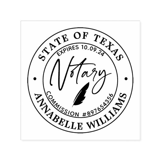 Moderne Notare Permastempel (Design)