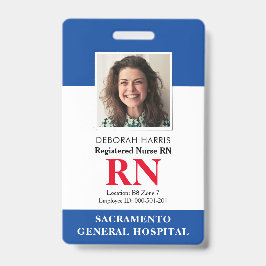 Moderne Nurse Ausweis