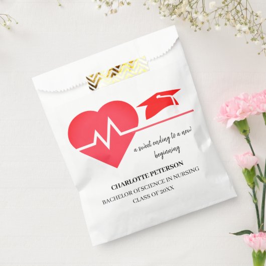 Moderne Nurse Doctor Graduation Party Geschenktütchen (Versiegelt)