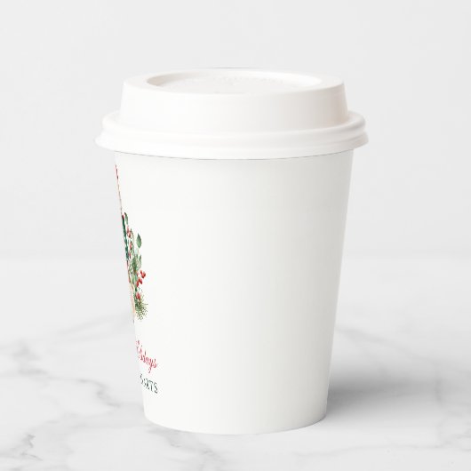 Moderne Nutcracker Happy Holidays Custom Christmas Pappbecher (Links)