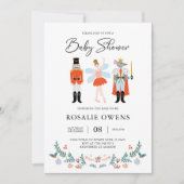 Moderne Nutcracker Weihnachtsdusche Minimalistisch Einladung (Vorderseite)