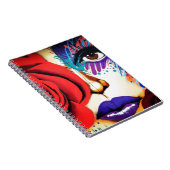 Moderne NYC Straßen-Kunst Notizblock (Rechte Seite)