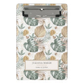 Moderne Oasis Foliage Clipboard Mini Klemmbrett (Vorderseite)