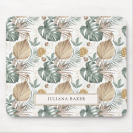 Moderne Oasis Foliage Mouse Pad Mousepad