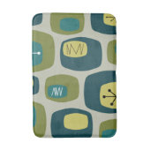 Moderne Oblongs Olive Green Badematte (Vorderseite Vertikal)