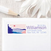 Moderne Ocean- oder Lake Beach Nature Rücksendeadr (Insitu)