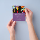 Moderne oder Hip Hop Tanzvorstellung Flyer (Gruppe)