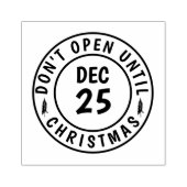 Moderne öffnen nicht bis Weihnachten Gummistempel (Prägung)