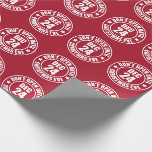 Moderne öffnen nicht bis Weihnachten sogar Briefma Geschenkpapier