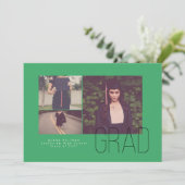 Moderne Offset Trio Abschluss Ankündigung (Stehend Vorderseite)