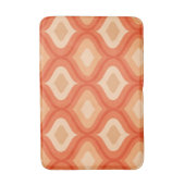 Moderne Ogeorange und Beige aus dem Mittelalter Badematte (Vorderseite Vertikal)