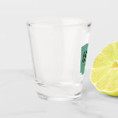 Moderne Ohio Staat Silhouette Schnapsglas (Links)